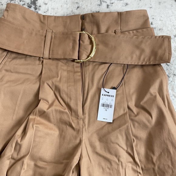 NWT Express ankle high rise belted pants - Picture 4 of 5